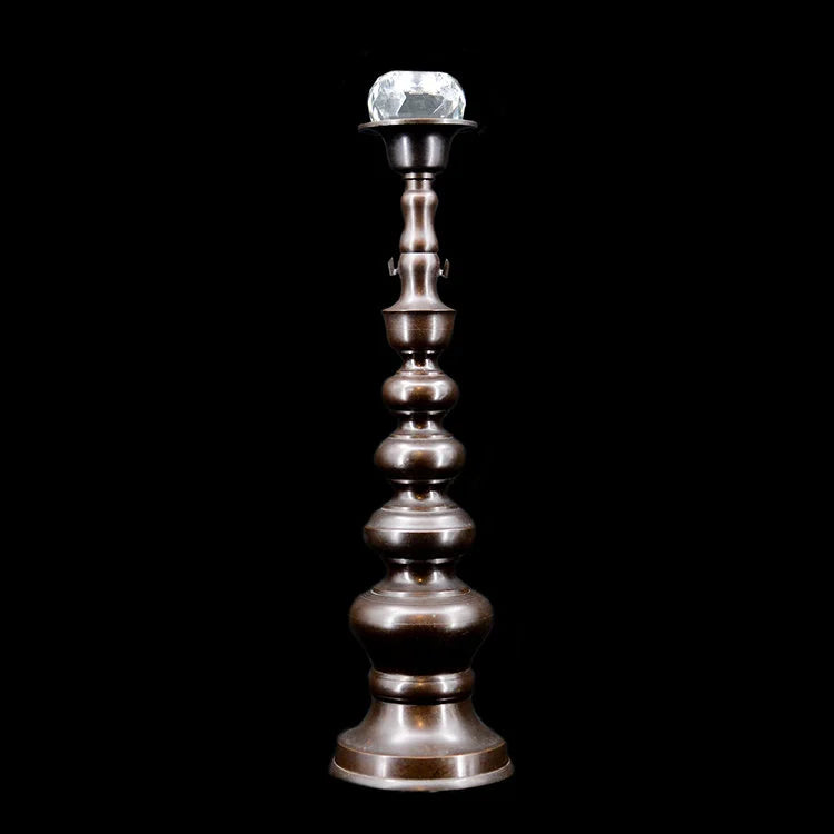 Taisho Bronze Candle Holders | OVO