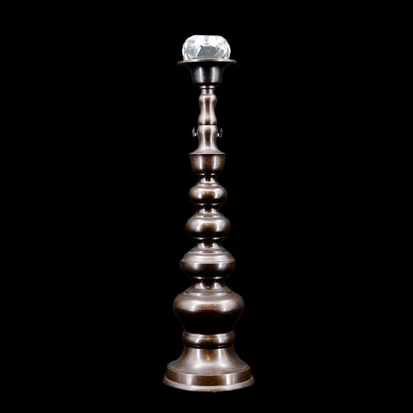 Taisho Bronze Candle Holders | OVO