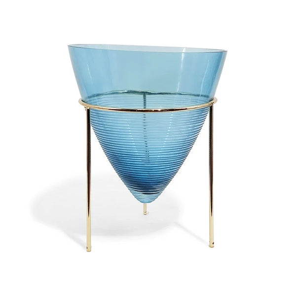 Tape Glass Vase with Stand | OVO