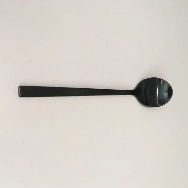 Tea Spoon in Matte Black