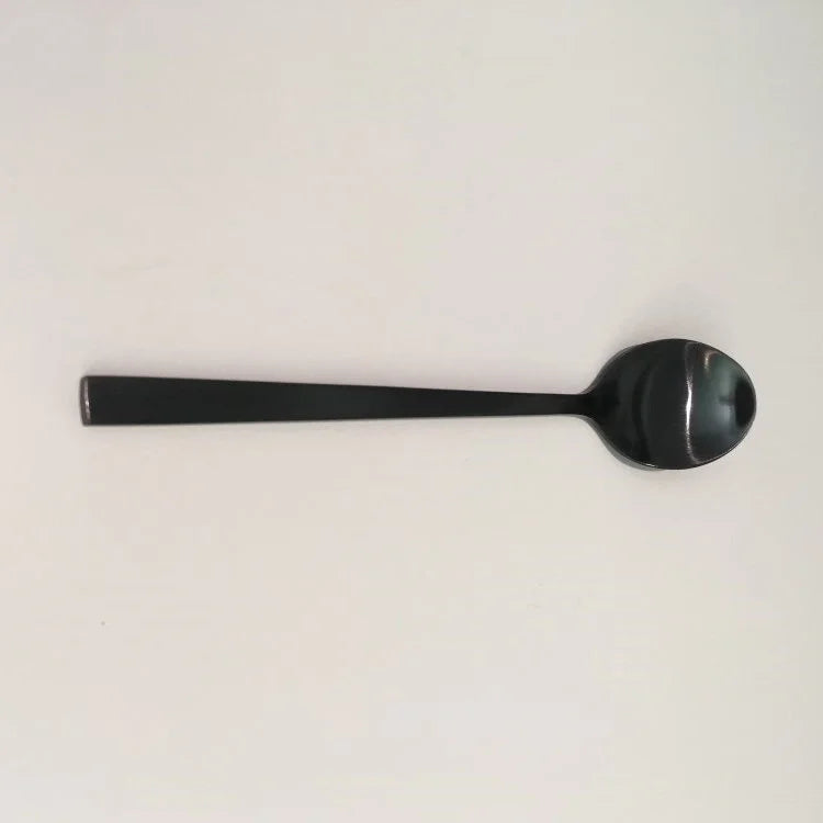 Tea Spoon in Matte Black