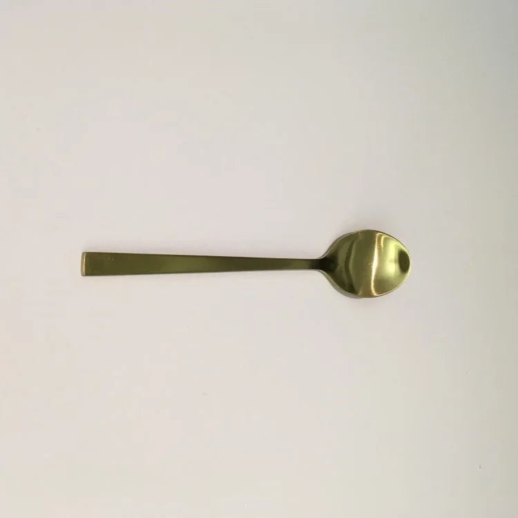 Tea Spoon in Matte Gold