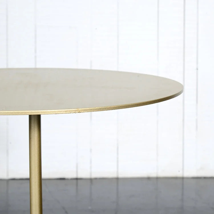 TENDER Side Table - Gold / Black Red Marble