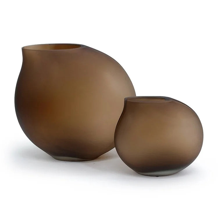 Toffee Glass Vase - OVO