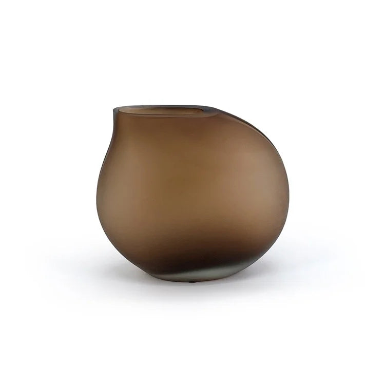Toffee Glass Vase - OVO