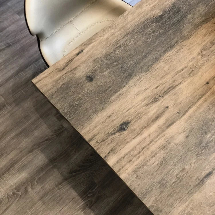 WALLY Extendable Dining Table - Wood Pattern (W1800-2400mm)