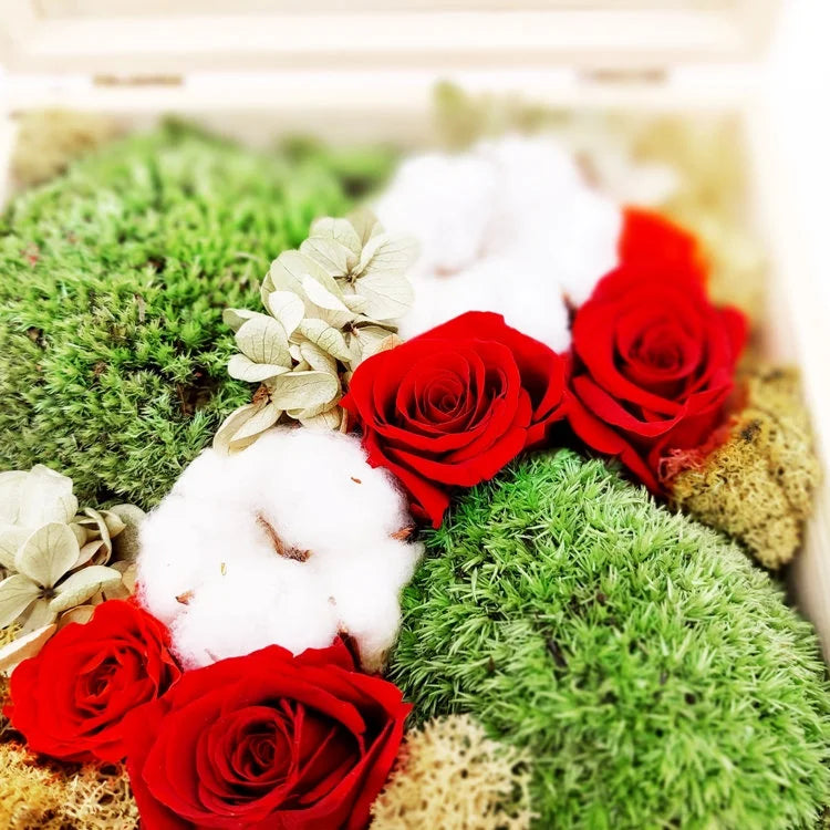 BOXED with Artificial Flower - OVO