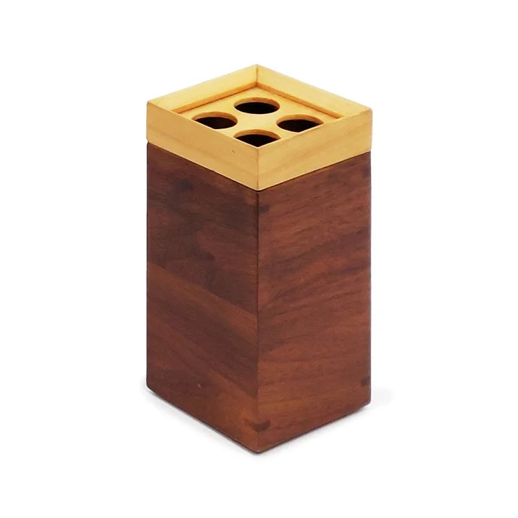 WOODEN Toothbrush Holder